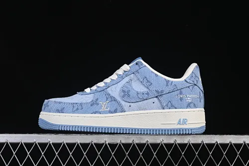 All categories Nk Air Force 1 Air Force series Nk Air Force 1 Low Air Force low-top Nike Air Force 1'07 Low LV joint light blue Air Force 1 low-top casual sneakers YF9511-823
